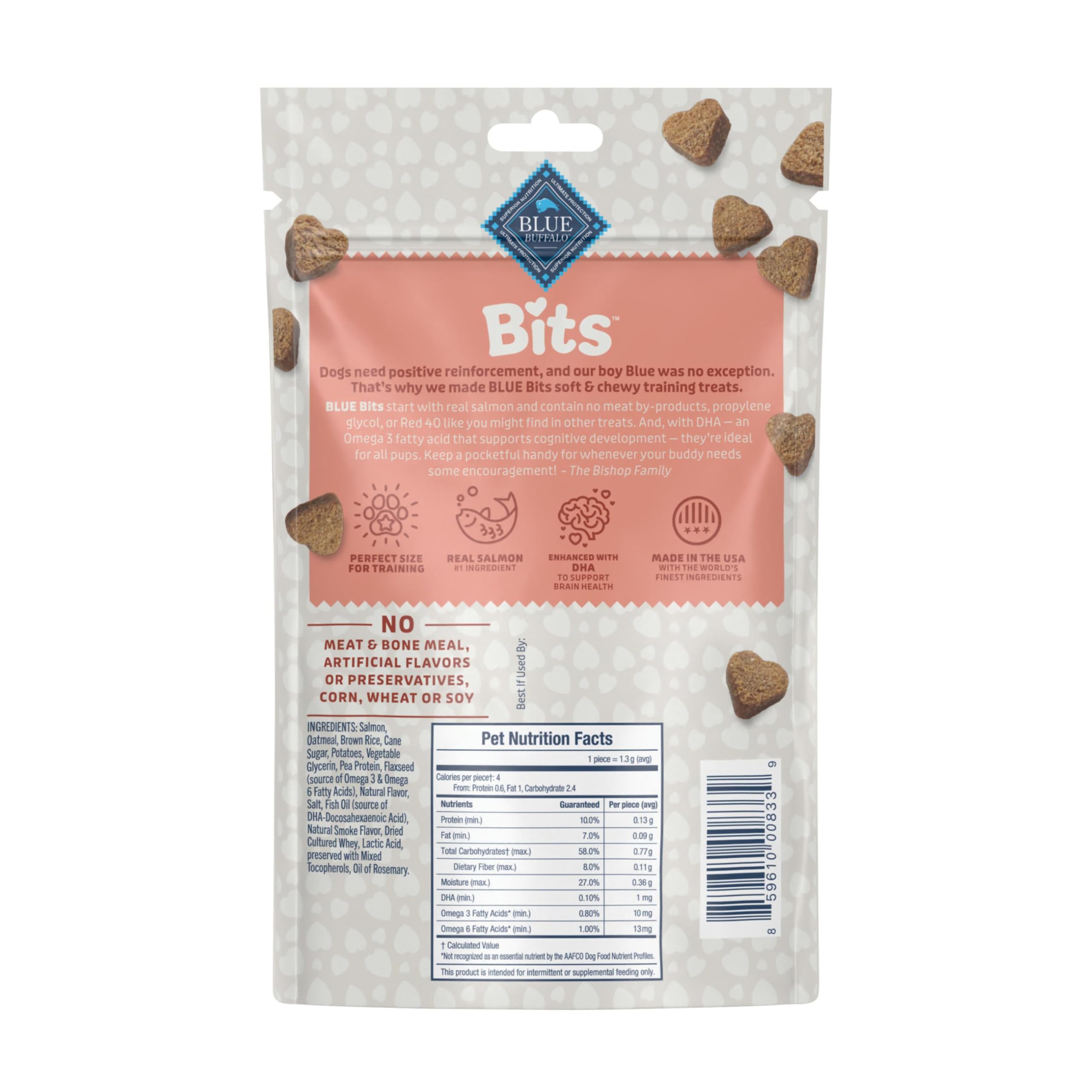 Blue Buffalo Bits Soft-Moist textures tendres: récompenser facilement lors des sessions.