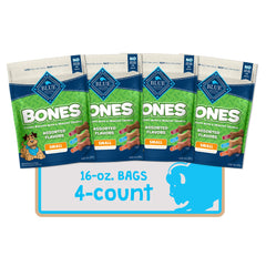 Blue Buffalo Bones au boeuf, biscuit croquant pour récompenser lors de l'entraînement.