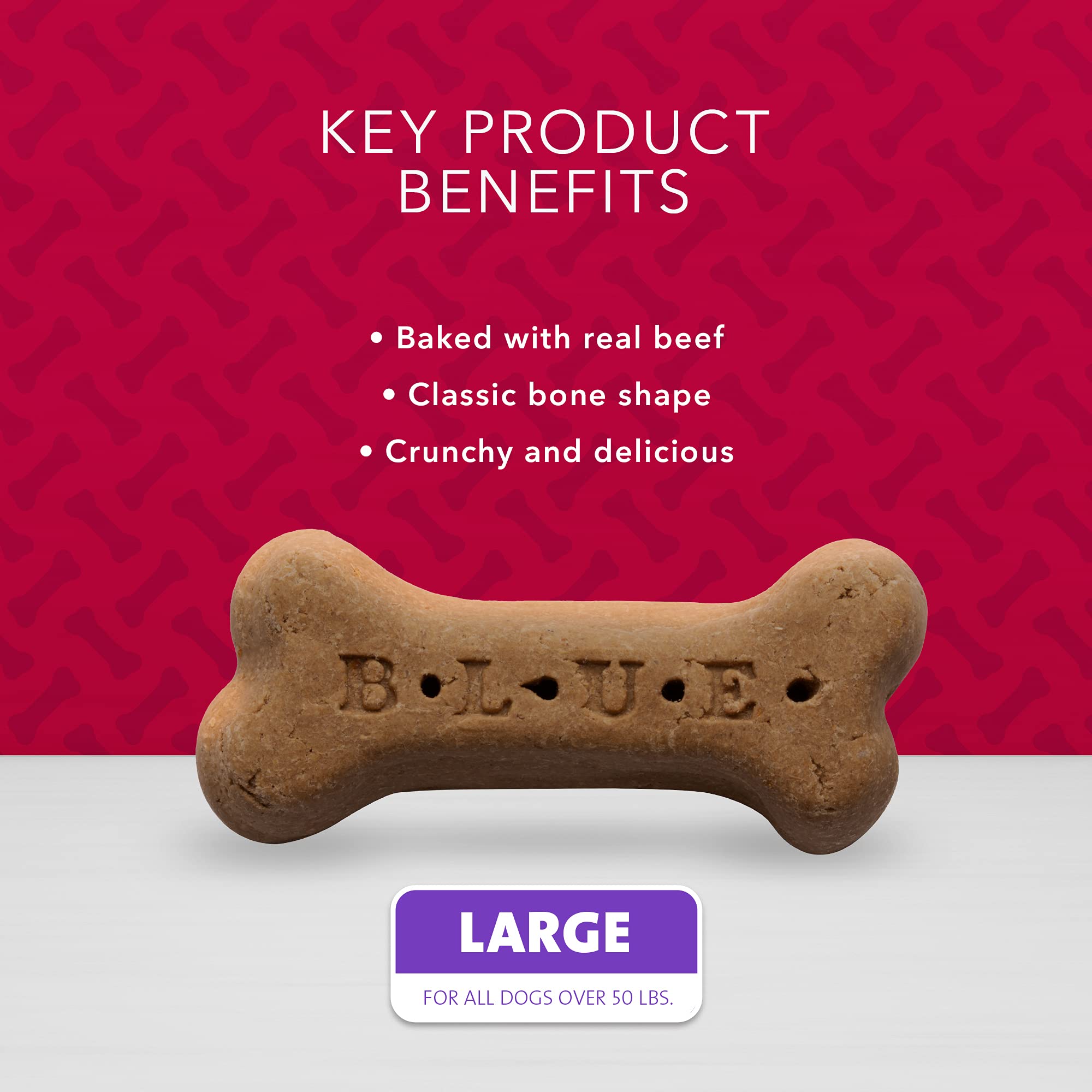 Blue Buffalo Bones – ingrédients naturels et viande réelle pour friandise équilibrée.