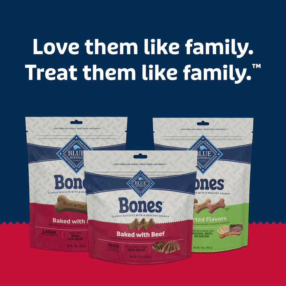 Blue Buffalo Bones forme-os biscuit croustillant pour chiens