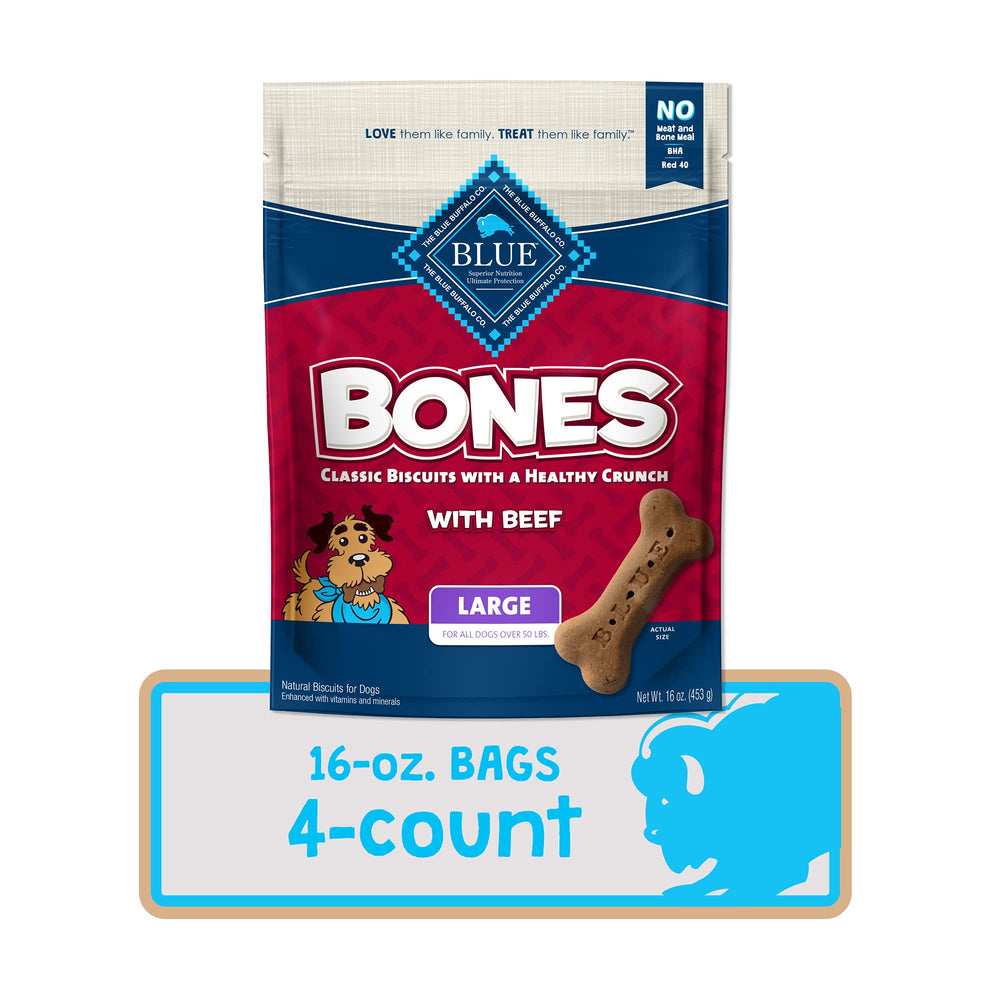 Blue Buffalo Bones – texture croustillante idéale pour récompense.