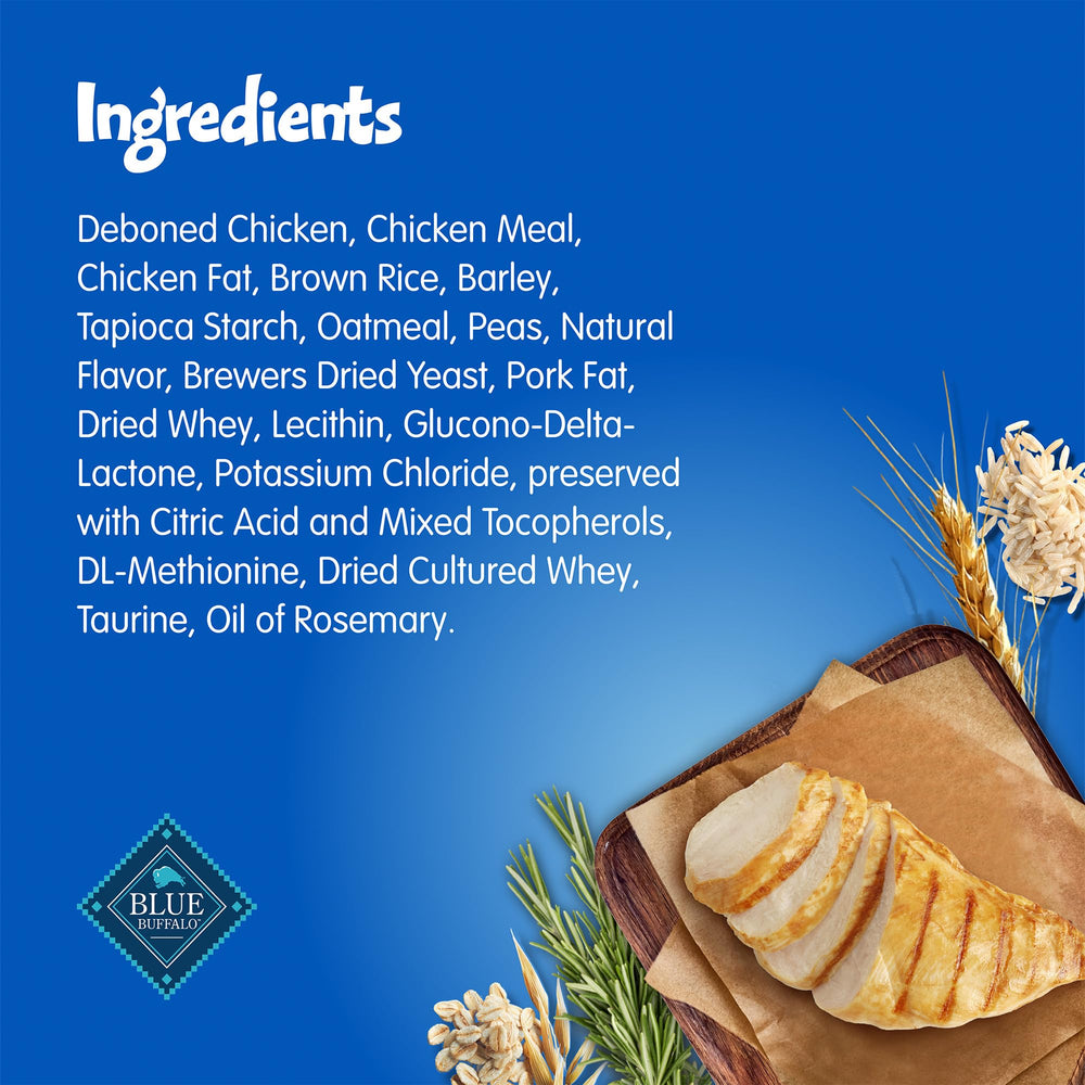 BLUE Bursts : sans sous-produits de poulet pour une option saine.