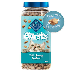 Blue Buffalo Bursts: saumon comme premier ingrédient, friandise séduisante pour chats.