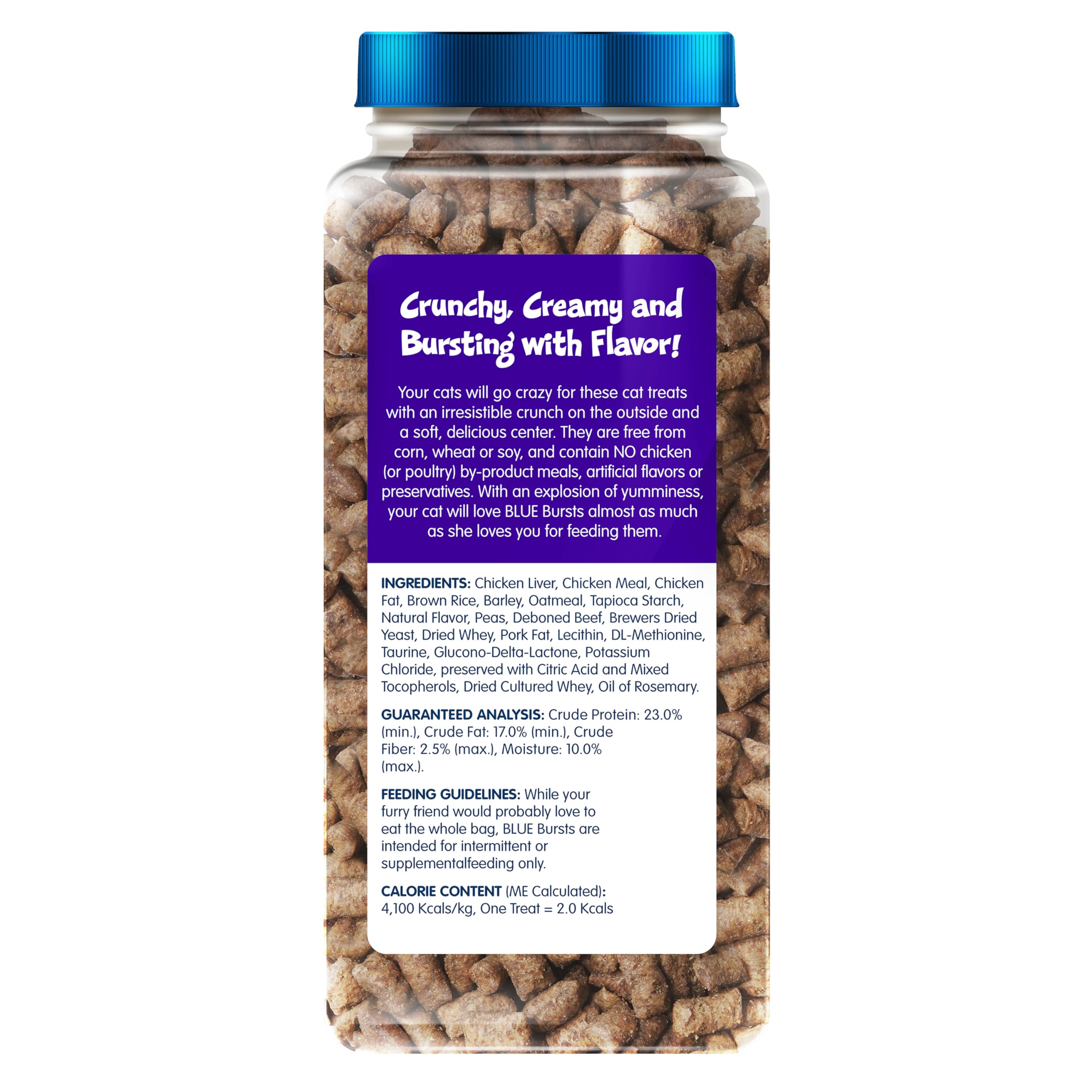 Blue Buffalo Bursts : texture croquant et cœur crémeux pour chats gourmands