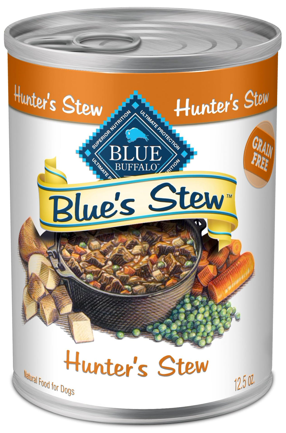 Blue Buffalo Ragoût du Chasseur au canard: morceaux tendres dans une sauce savoureuse.