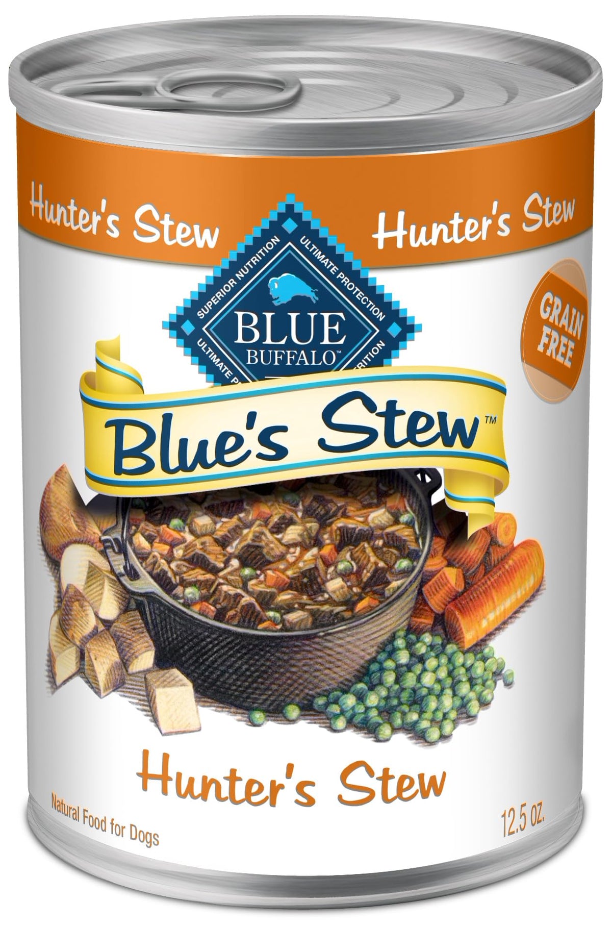 Blue Buffalo Ragoût du Chasseur au canard: morceaux tendres dans une sauce savoureuse.