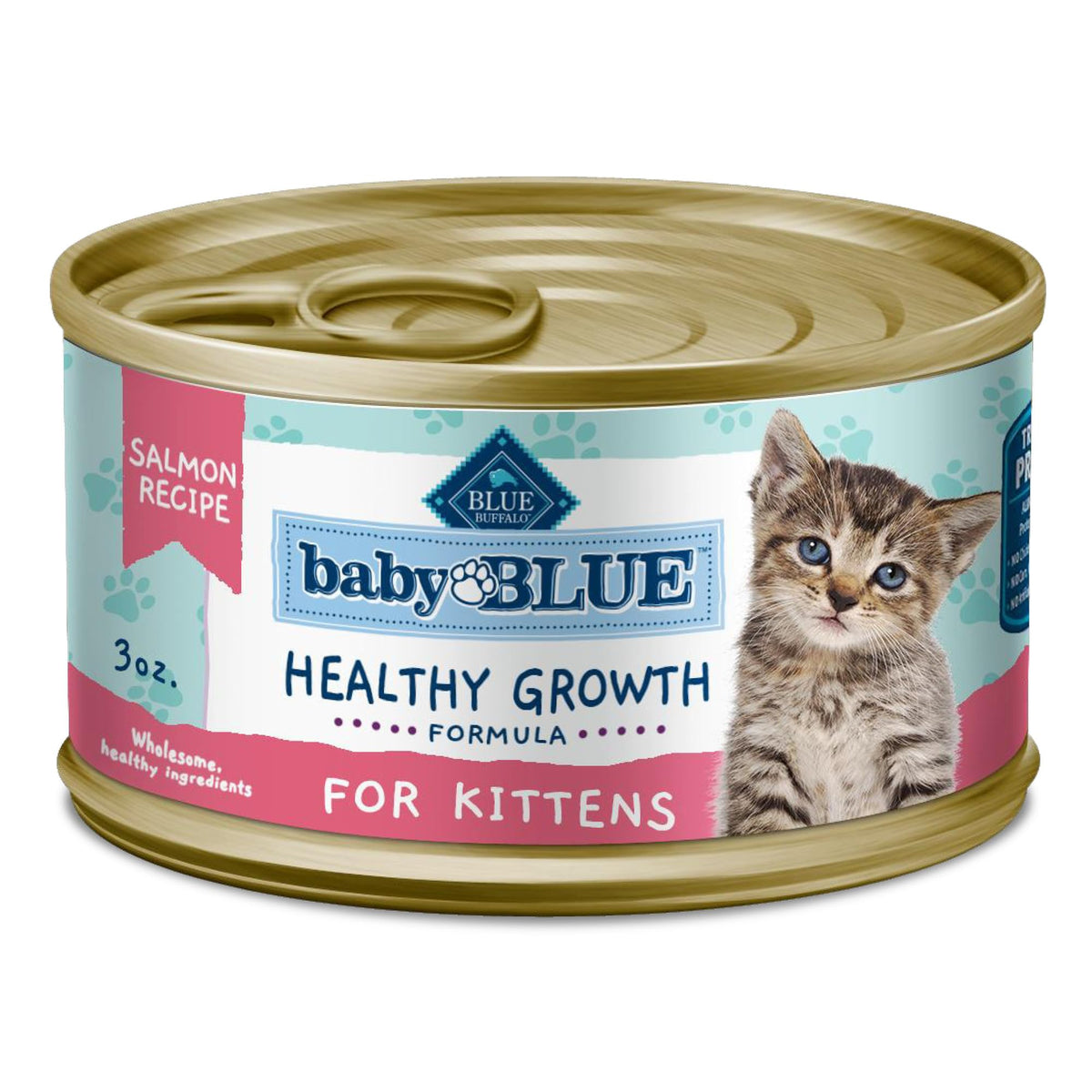 Blue Buffalo Baby BLUE chaton saumon pâté – texture appétissante et protéinée