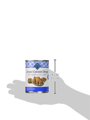 Blue Buffalo: conserve 12,5 oz avec sauce, idéale comme repas principal.