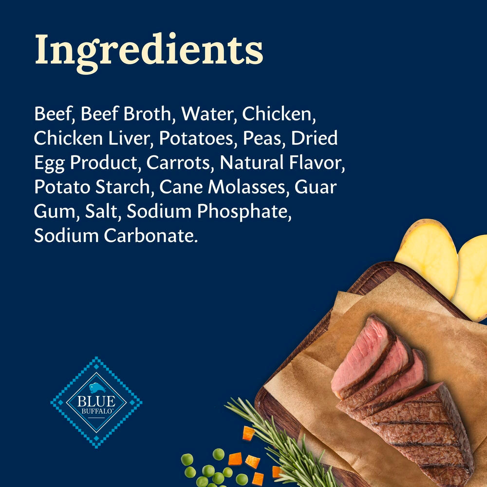Blue Buffalo Delectables, contenu de 24 pochettes pour portions pratiques