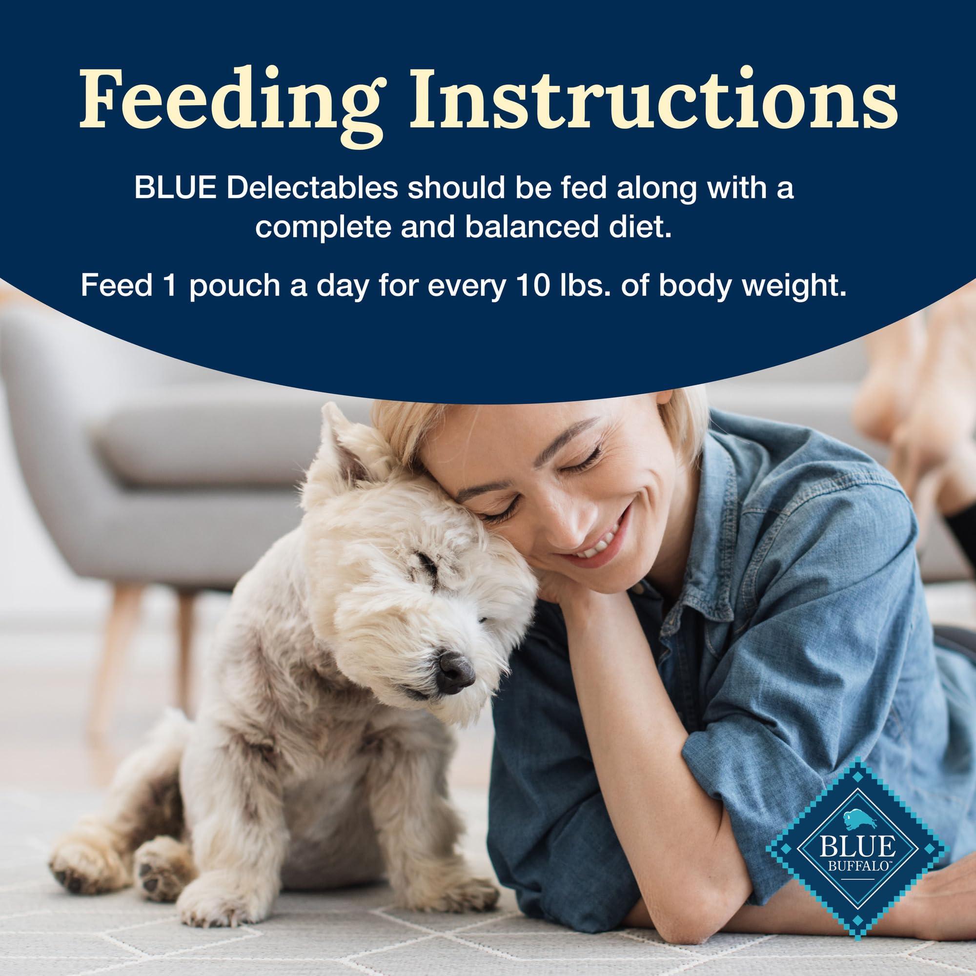 Blue Buffalo Delectables, portion unique pour contrôle des quantités
