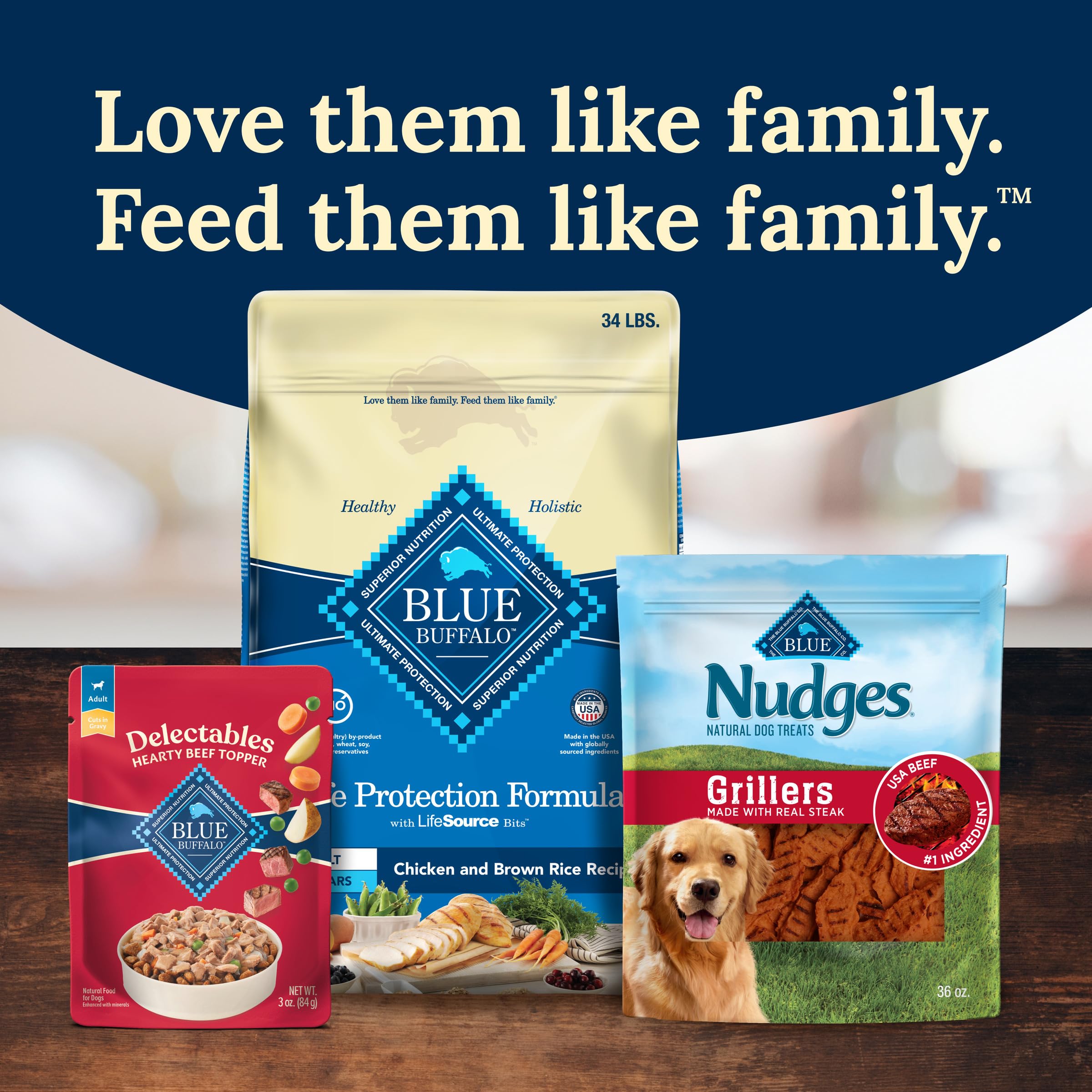 Blue Buffalo Delectables, sans céréales, texture tendre pour chien