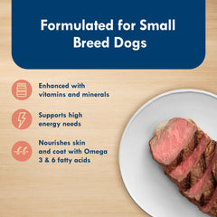 Blue Buffalo Delights, format petit bol, protéines boeuf réelles, repas prêt à servir.