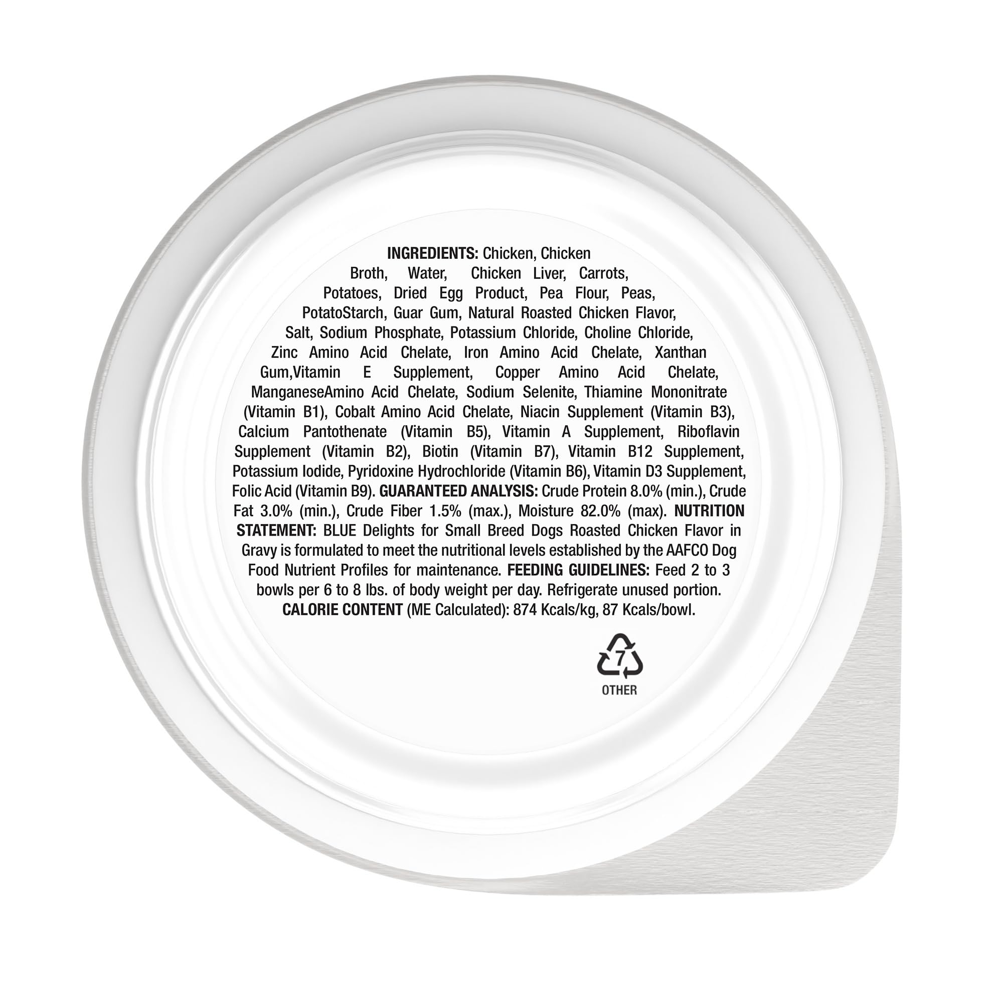 Blue Buffalo Delights: bol pratique, portions individuelles faciles à servir.