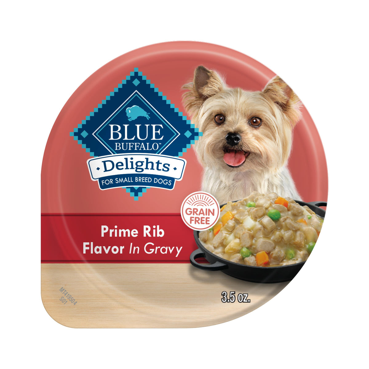 Blue Buffalo Divine Delights, tasse prime rib en jus, idéal pour petits chiens