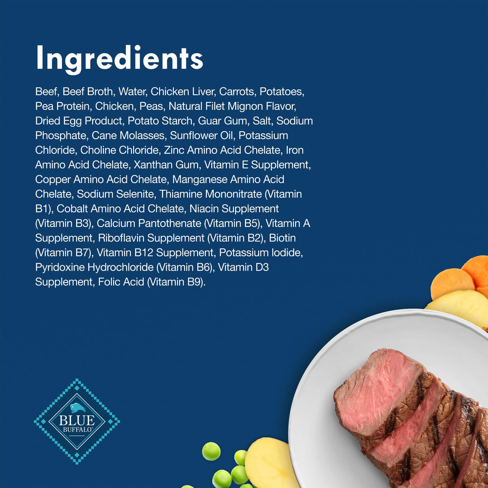 Pommes de terre et carottes dans Blue Buffalo Delights pour petites races
