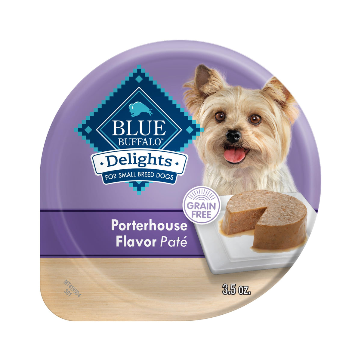 Blue Buffalo Delights – Emballage des pots 100 g, pratique pour portions faciles.