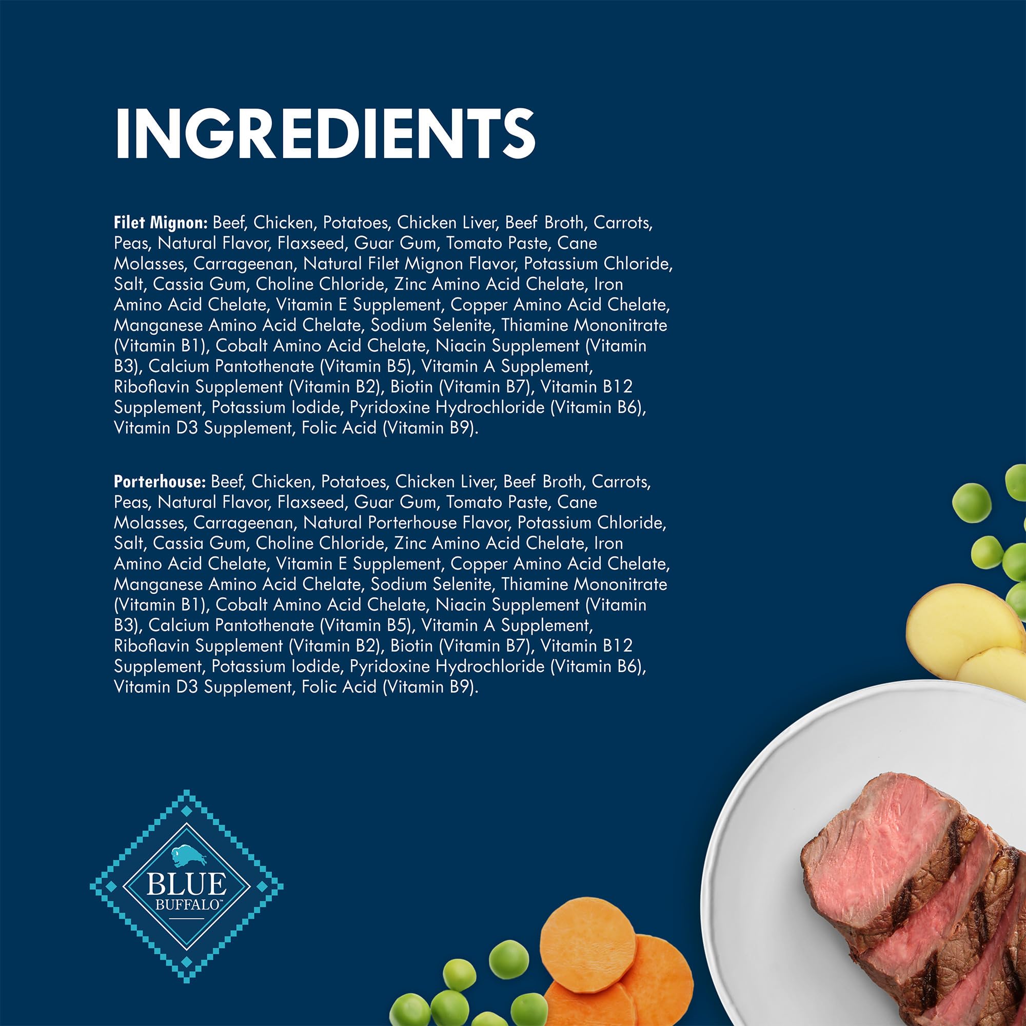 Blue Buffalo Delights Sans additifs artificiels: saveur naturelle et sans conservateurs.