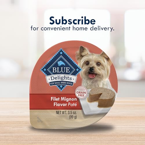 Blue Buffalo Delights, vitamines naturelles, soutien nutritionnel pour petites races.