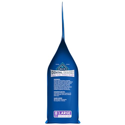 Blue Buffalo Dental Bones, suggestion d’utilisation quotidienne dans la routine.