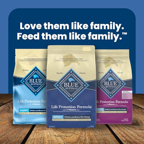 Blue Buffalo Life Protection Formula: emballage mis a jour montrant les ingredients.