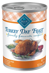 Boîte Blue Buffalo Family Favorites Dinde Day Feast pack de 12, 12,5 oz.