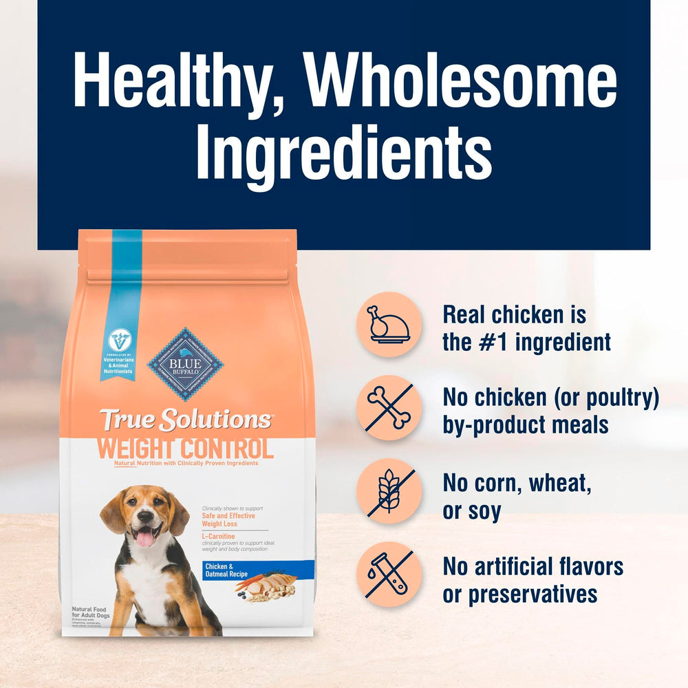 Blue Buffalo True Solutions formulé-veterinaires-animaux, nutrition naturelle recommandée par des professionnels.