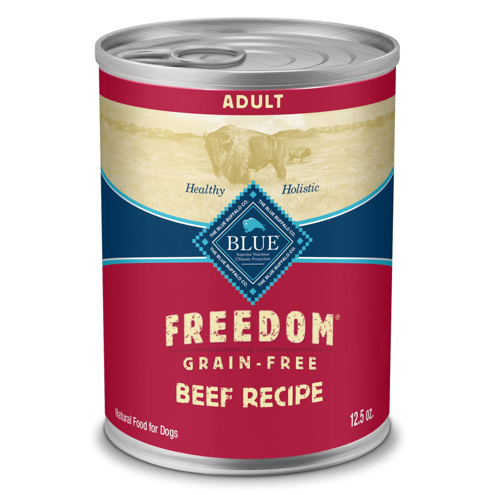 Blue Buffalo Freedom Conserve Boeuf: vraie viande pour une nutrition équilibrée.