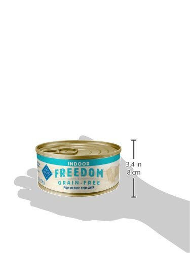 Blue Buffalo Freedom Hydratation quotidienne, pâté au poisson pour chat intérieur.