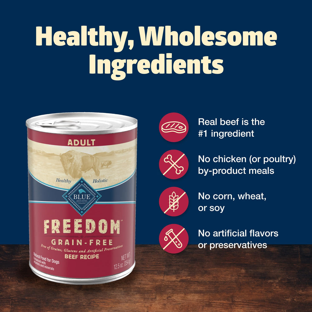 Blue Buffalo Freedom Myrtilles et canneberges: nutriments et couleur naturelle.