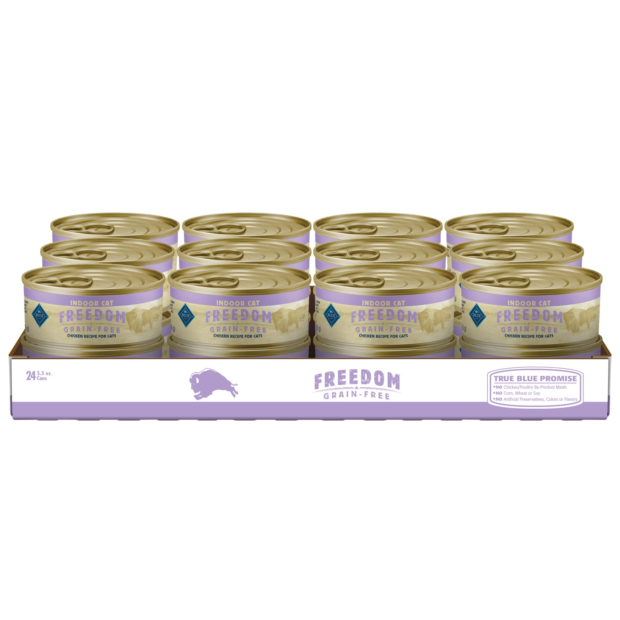 Blue Buffalo Freedom poulet pâté: poulet réel premier ingrédient et nutrition complète.