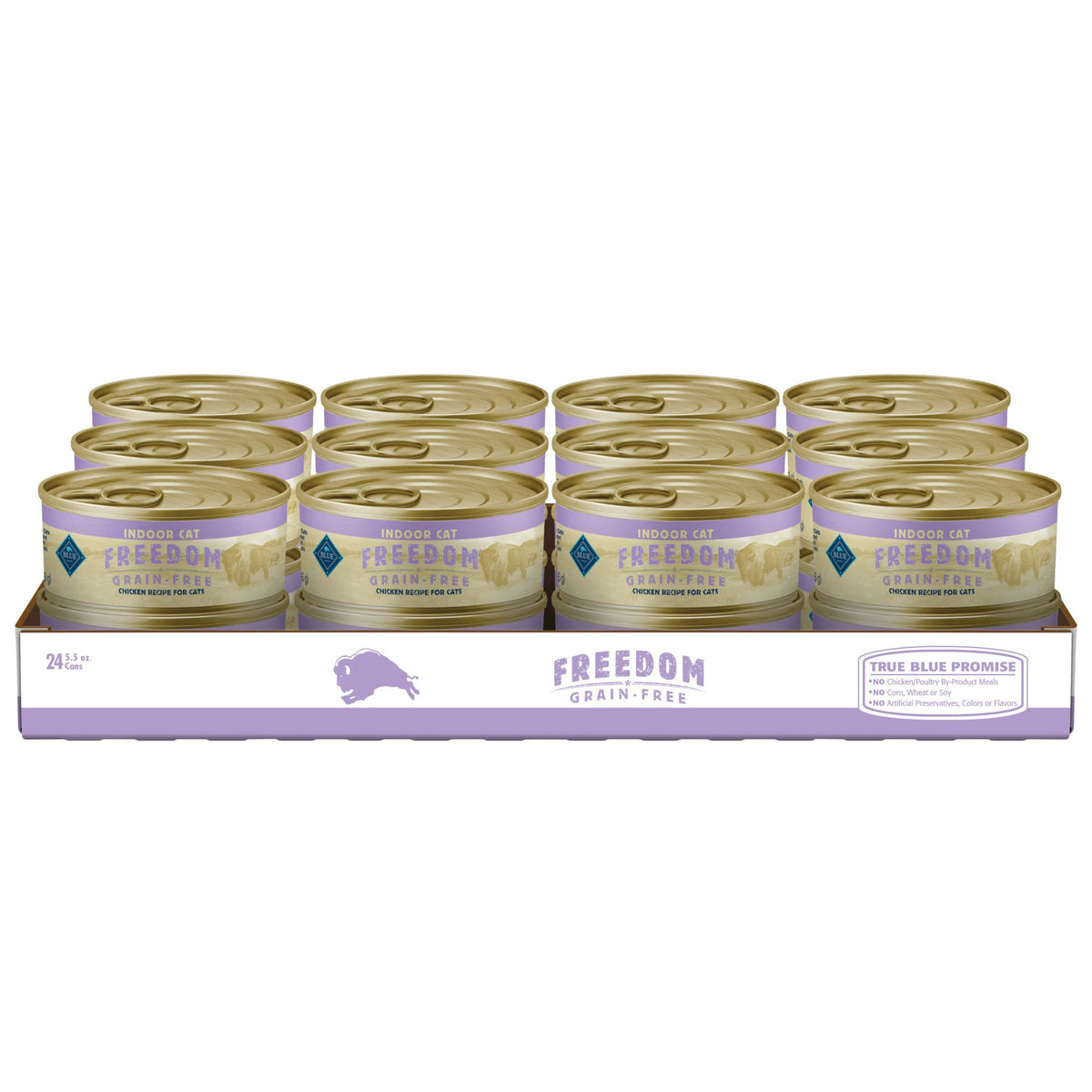 Blue Buffalo Freedom poulet pâté: poulet réel premier ingrédient et nutrition complète.