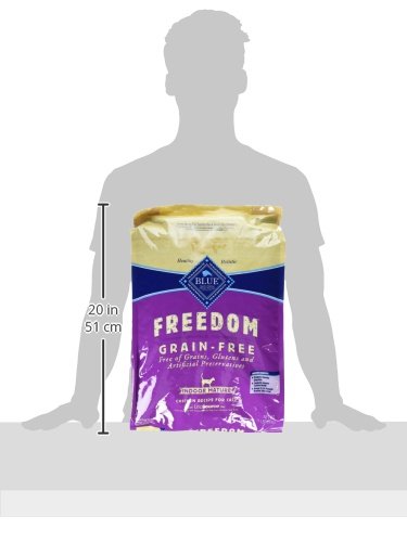 Blue Buffalo Freedom premier ingrédient poulet, goût savoureux et nutrition équilibrée.
