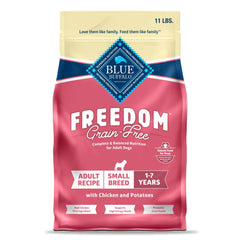 Blue Buffalo Freedom premier ingrédient poulet pour petite race soutenant nutrition équilibrée