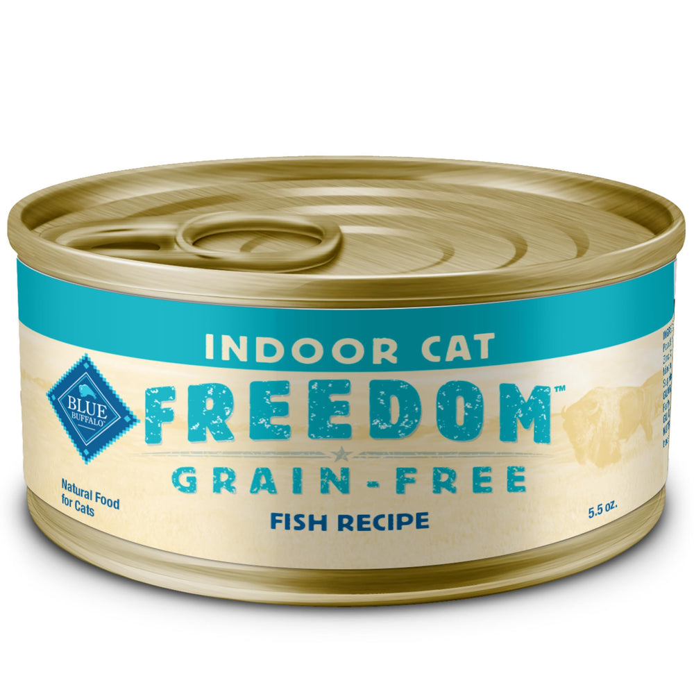 Blue Buffalo Freedom Poisson Pâté: premier ingrédient poisson, adaptée aux chats d intérieur.