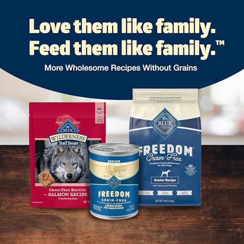 Blue Buffalo Freedom Senior plat quotidien; dosage facile dans les repas.
