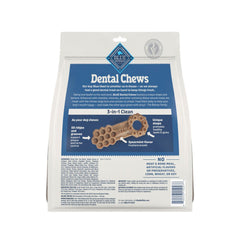 Crêtes visibles sur friandises dentaires Blue Buffalo pour réduction potentielle de plaque