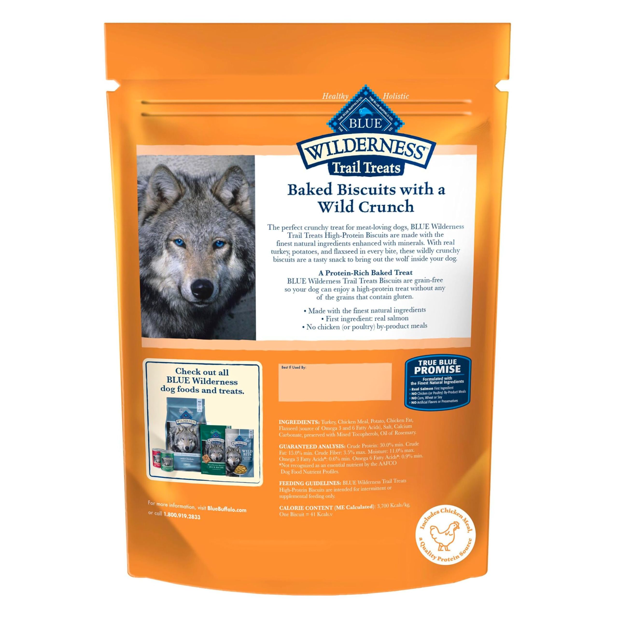 Biscuit croquant Blue Buffalo, récompense idéale pour toutes tailles.