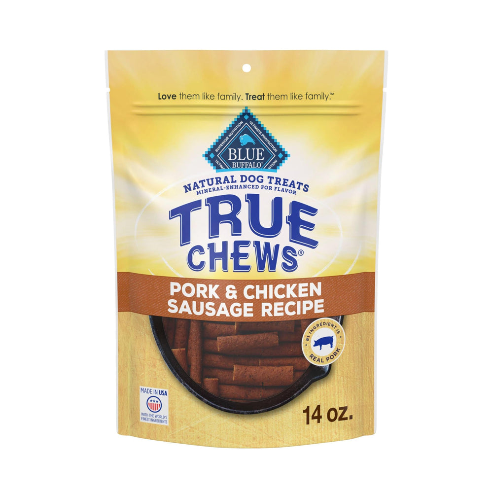 Friandises Blue Buffalo porc et poulet, premier ingrédient savoureux pour chiens