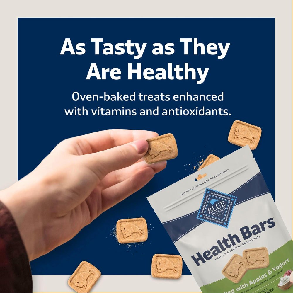 Blue Buffalo Health Bars: antioxydants et vitamines pour le bien-être quotidien.