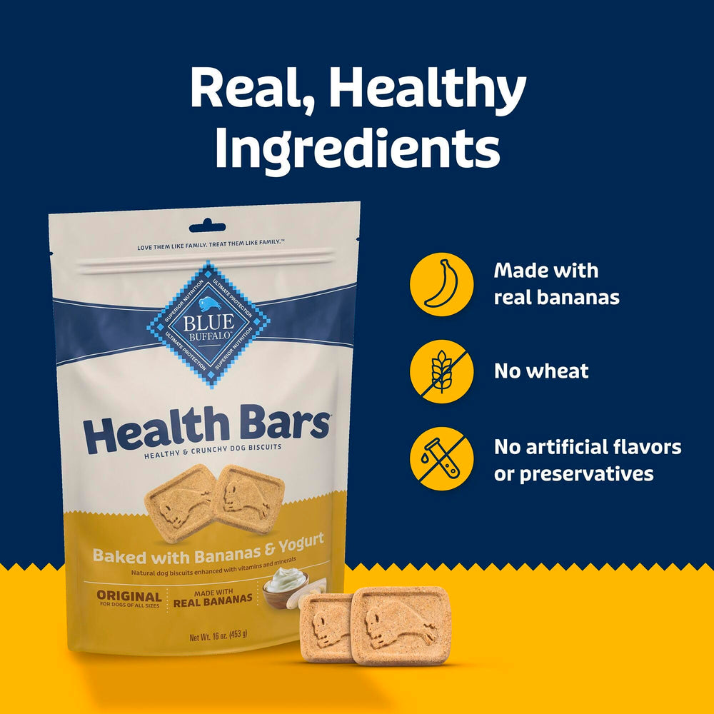 Blue Buffalo Health Bars céréales complètes et légumes nutritifs, sans maïs ni blé ni soja