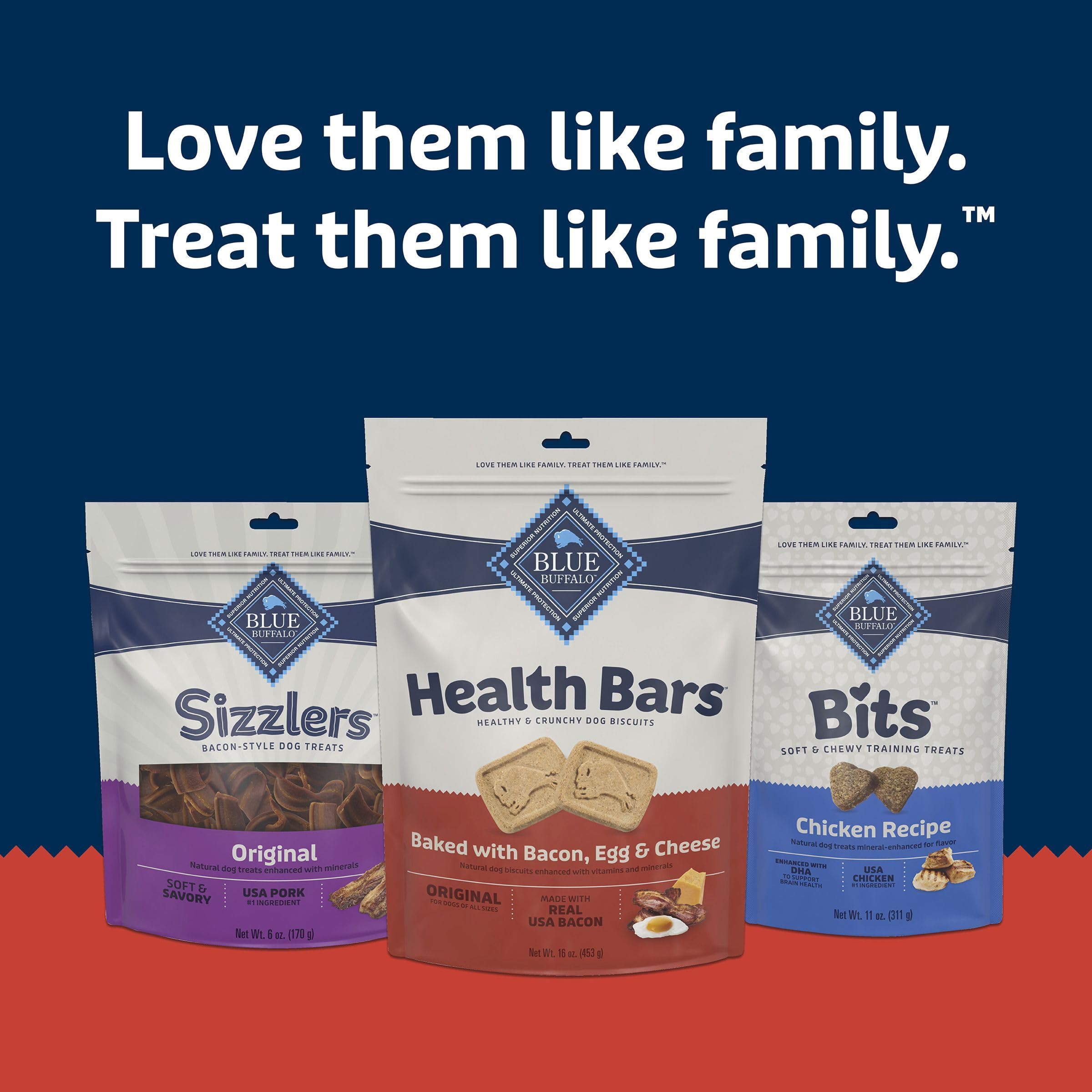 Blue Buffalo Health Bars : emballage pratique et facile à ouvrir.