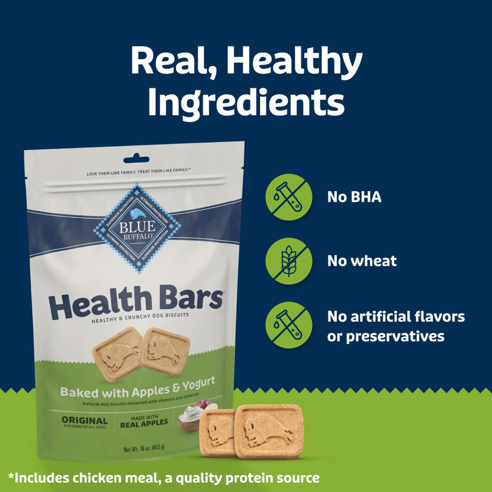Blue Buffalo Health Bars Mini cuisson au four, texture croquante