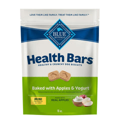 Blue Buffalo Health Bars Mini, emballage visible, friandise naturelle pour chien