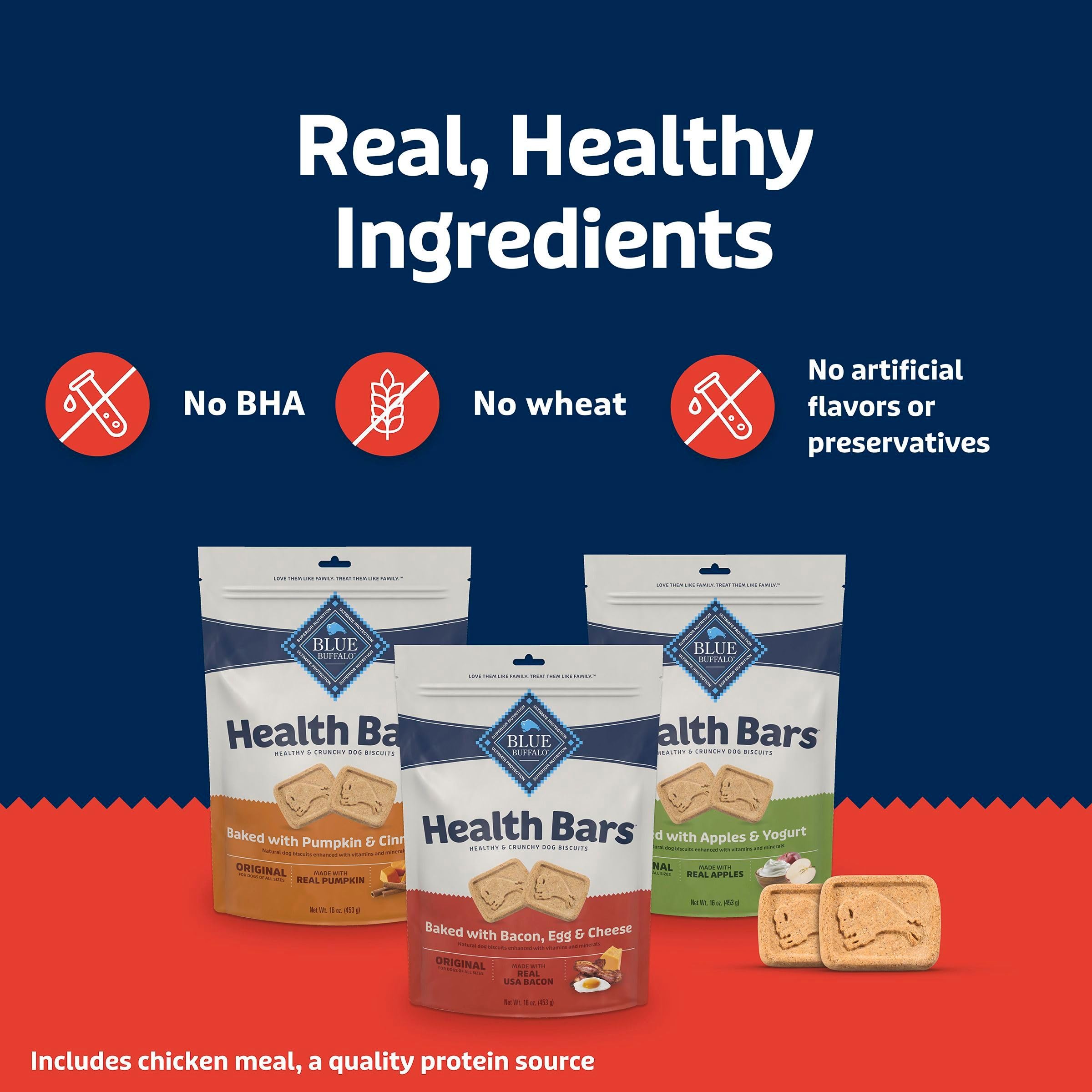 Blue Buffalo Health Bars sans céréales et soja: option adaptée à certaines sensibilités
