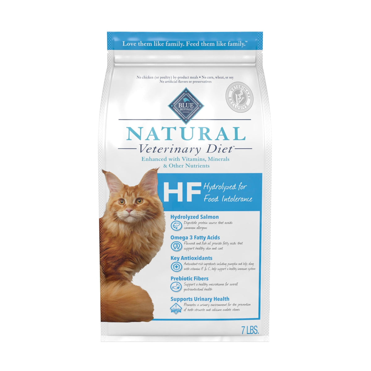 Blue Buffalo HF hydrolysé chat saumon — premier ingrédient pour digestion douce
