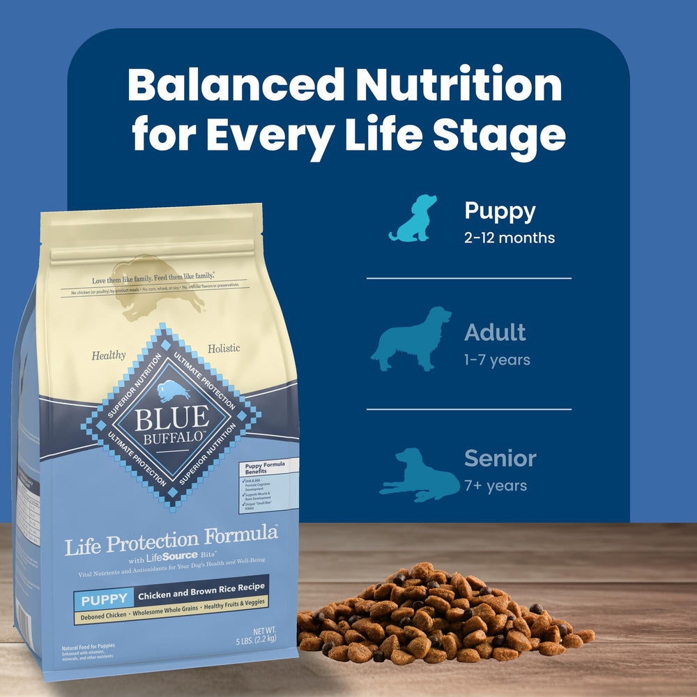 Blue Buffalo Life Protection chiot-formation-cerveau-yeux, soutien développement cognitif et visuel.