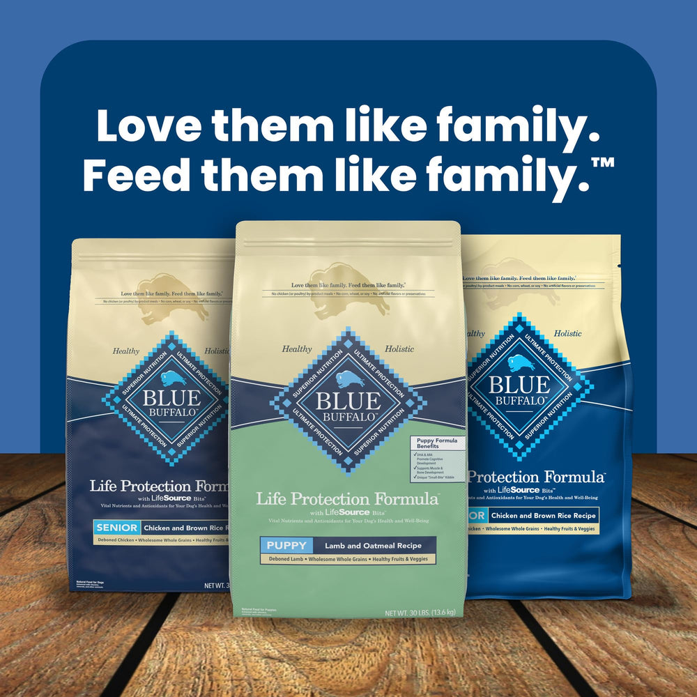 Blue Buffalo Life Protection Puppy alimentation quotidienne et transitions faciles.
