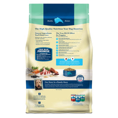 Blue Buffalo Life Protection Puppy croquettes agneau, texture appétissante et nourrissante.