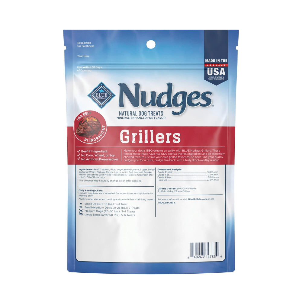 Blue Buffalo Nudges Grillers: boeuf réel premier ingrédient, texture tendre