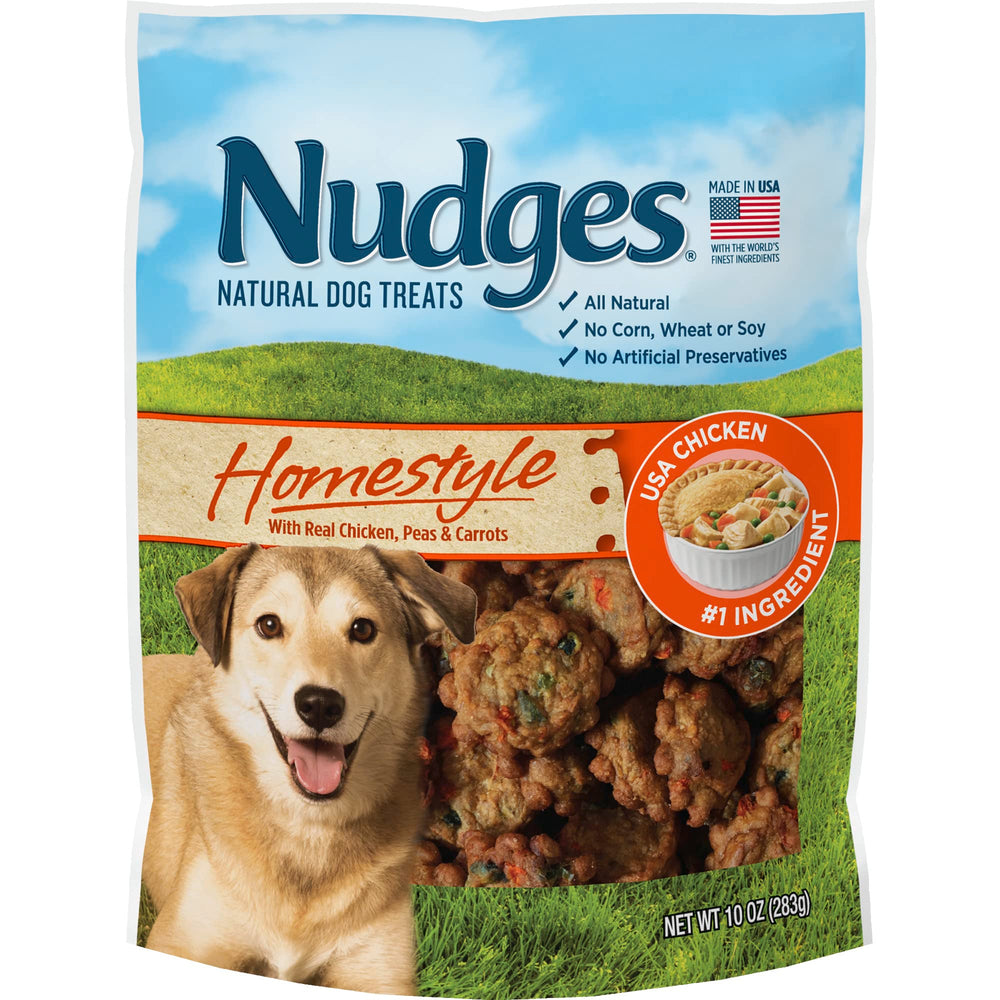 Blue Buffalo Nudges Homestyle emballage poulet, friandise naturelle pour chiens